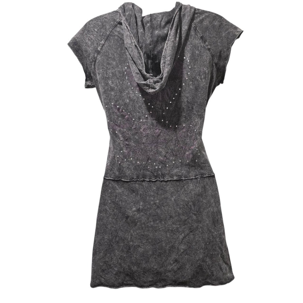 Vintage Anama Gray Hooded Tunic or Mini Dress - Picture 3 of 8